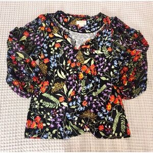 | Anthropologie | Maeve Floral Blouse